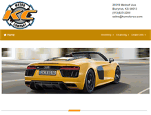 Tablet Screenshot of kcmotorco.com